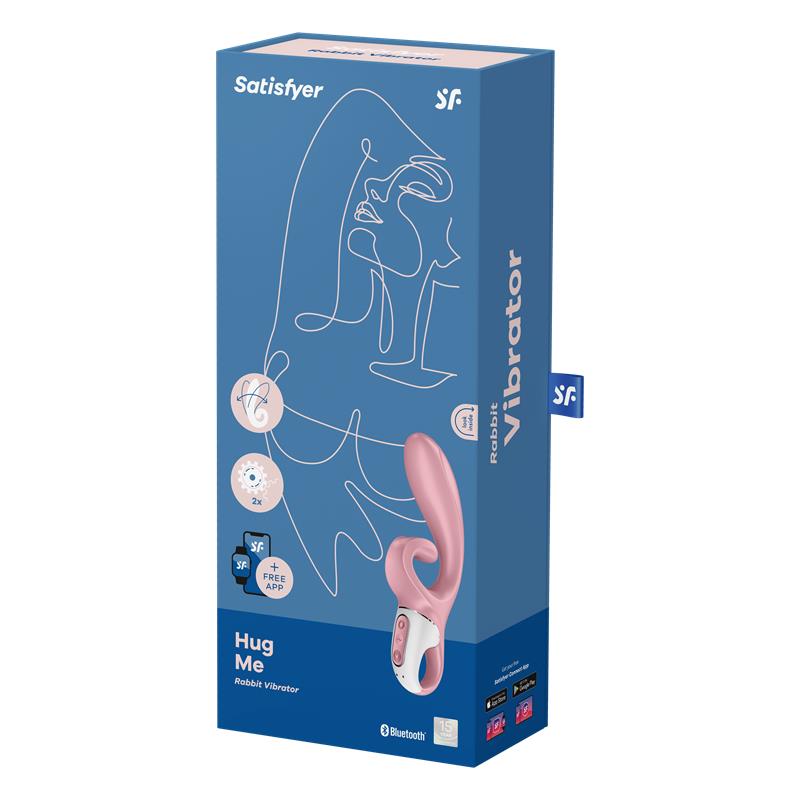 Vibrador Hug Me con APP Satisfyer Connect Rosa - Imagen 7