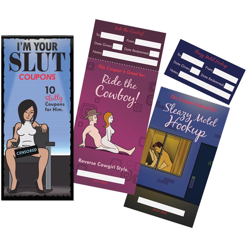 10 Cupones para Él Im Your Slut - Imagen 2