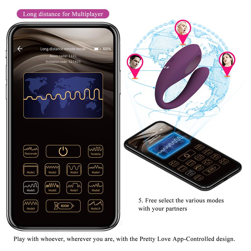 Aari Juguete para Parejas con Vibración y Golpeteo y APP - Imagen 16