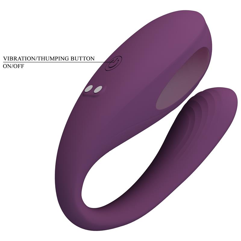 Aari Juguete para Parejas con Vibración y Golpeteo y APP - Imagen 4