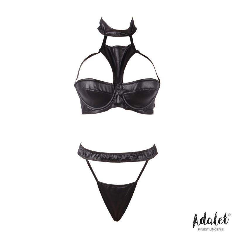 Addis Set Sujetador con Choker y Tanga Alto - Imagen 3
