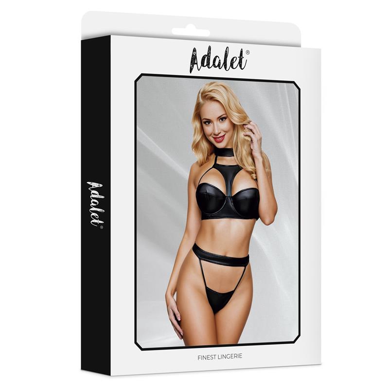 Addis Set Sujetador con Choker y Tanga Alto - Imagen 4