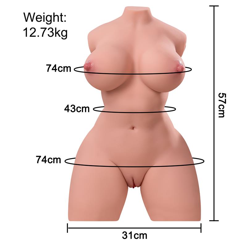 Alanna Torso con Thrusting, Esqueleto Interno y APP 12.73 kg - Imagen 11