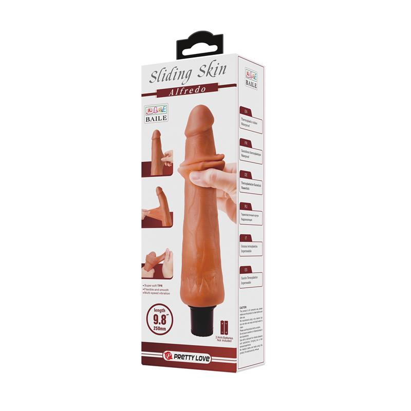 Alfredo Dildo con Piel Retractil 9,8 - Imagen 9