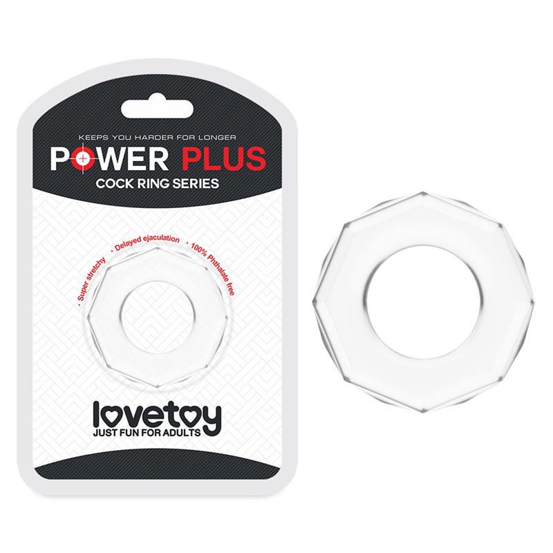 Anillo para el Pene Power Plus Transparente - Imagen 6