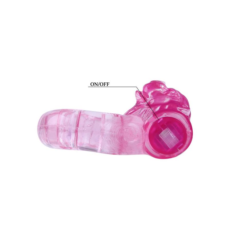 Anillo Vibrador Color Oso Rosa - Imagen 4