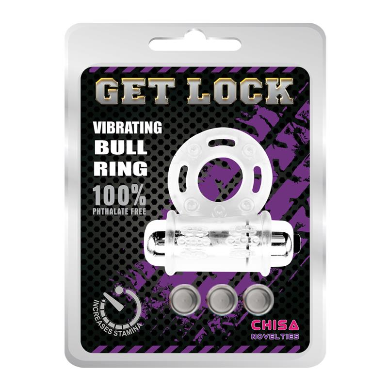 Anillo Vibrador para el Pene Bull Ring Transparente - Imagen 3