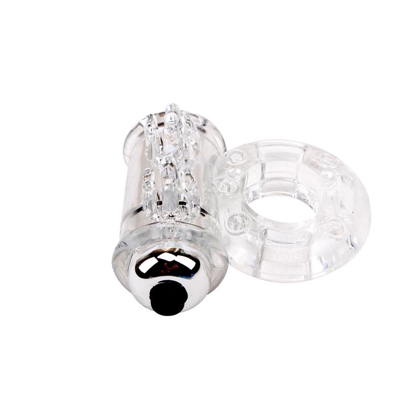 Anillo Vibrador para el Pene Bull Ring Transparente - Imagen 4
