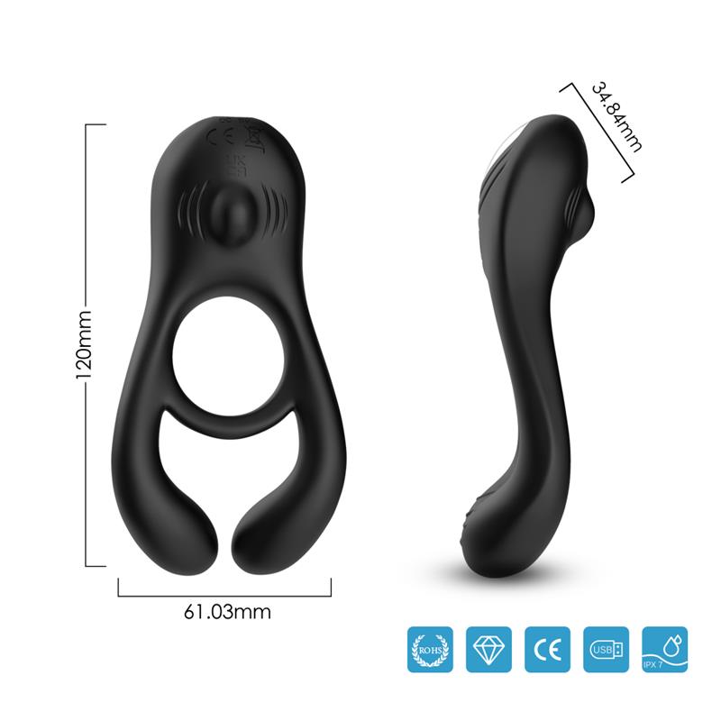 Anillo Vibrador para Pene y Testículos - Imagen 12
