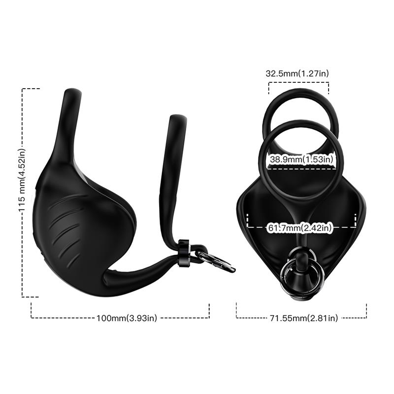 Anillo Vibrador para Pene y Testículos Ajustable - Imagen 12