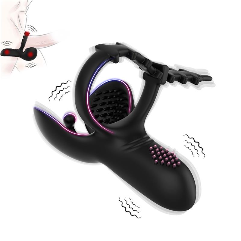 Anillo Vibrador para Pene y Testículos Ajustable - Imagen 2