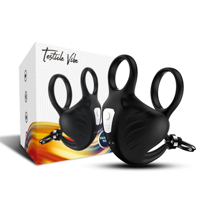 Anillo Vibrador para Pene y Testículos Ajustable - Imagen 3