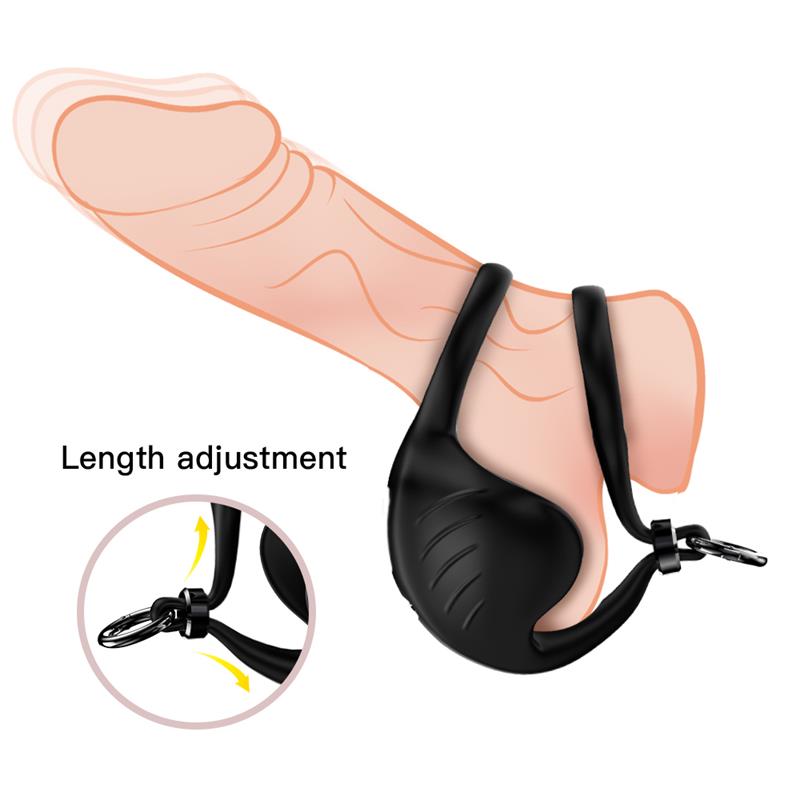 Anillo Vibrador para Pene y Testículos Ajustable - Imagen 6