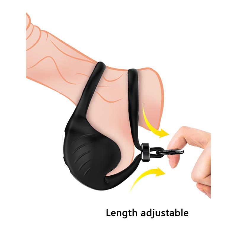 Anillo Vibrador para Pene y Testículos Ajustable - Imagen 9