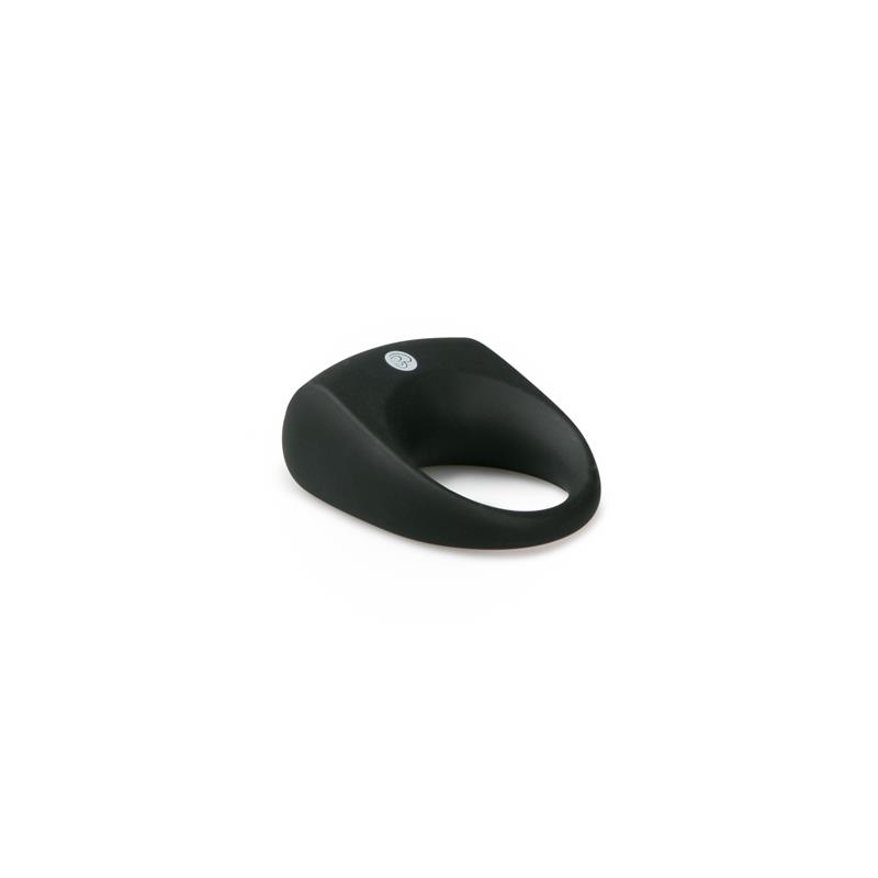 Anillo para Pene con Vibración Silicona - Negro - Imagen 2