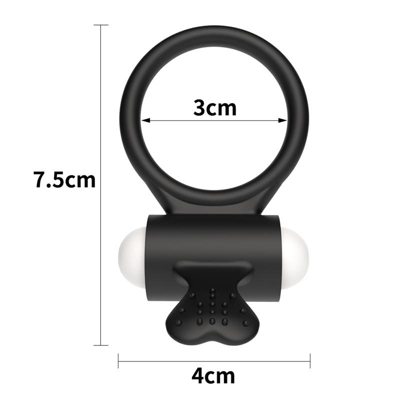 Anillo Vibrador Power Clit Negro - Imagen 6