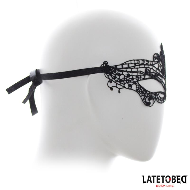 Antifaz Elegante Negro - Imagen 4