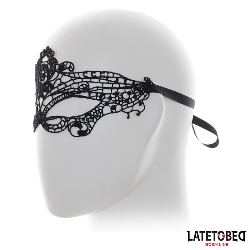 Antifaz Elegante Negro - Imagen 5