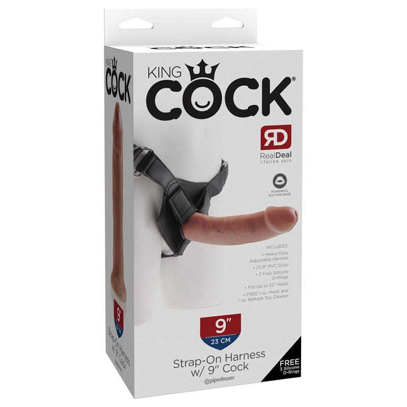 Arnés Ajustable con Dildo 9 Bronceado - Imagen 9
