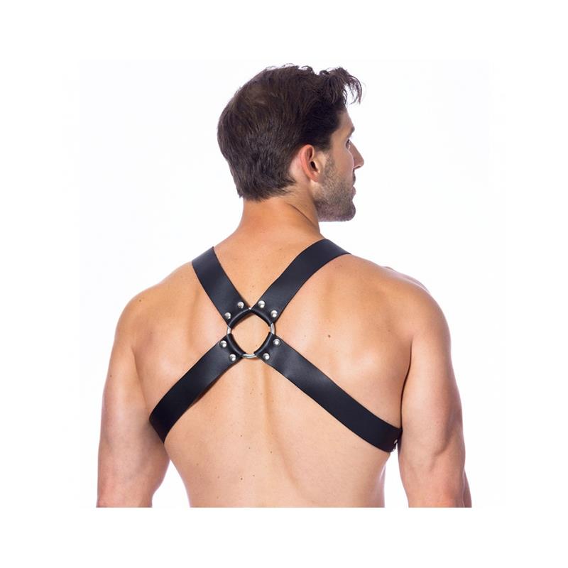 Arnés Ajustable de Cuero con Hebillas - Imagen 2