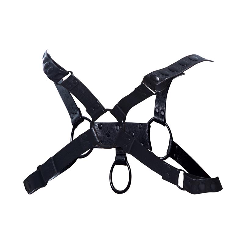 Arnés Bondage de Pecho Party Black Ajustable Talla Única - Imagen 3