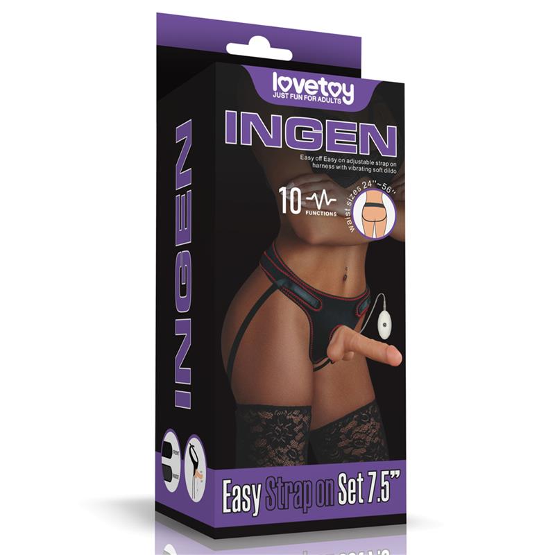 Arnés con Dildo con Vibración y Control Remoto 7.5 - Imagen 15