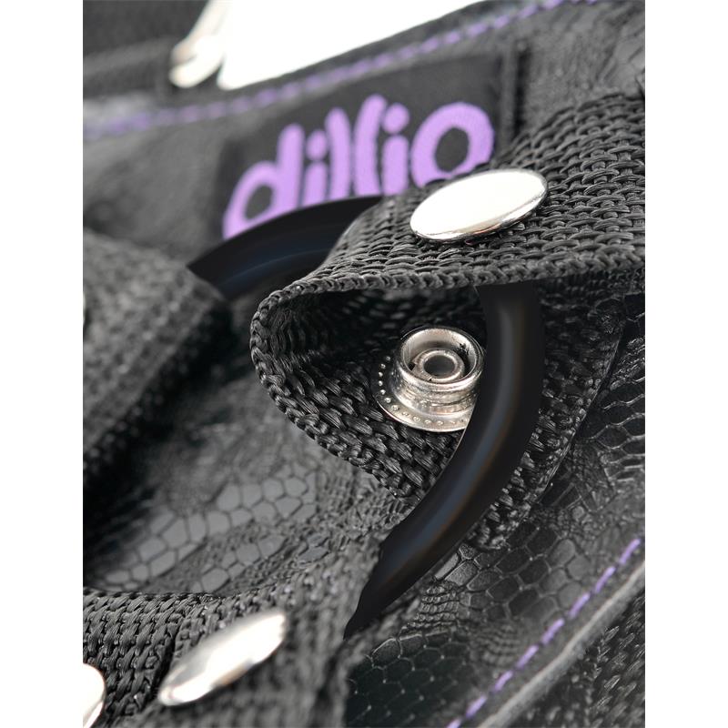 Arnés con Dildo de 16,5 cm Púrpura - Imagen 4