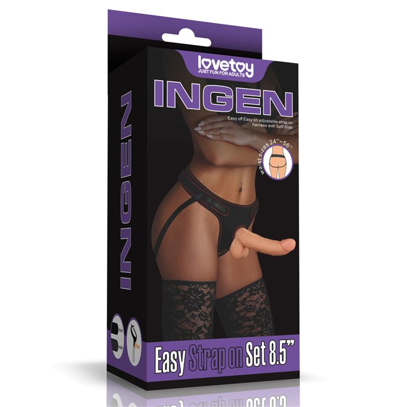 Arnés con Dildo Easy Strapon 8.5 - Imagen 13