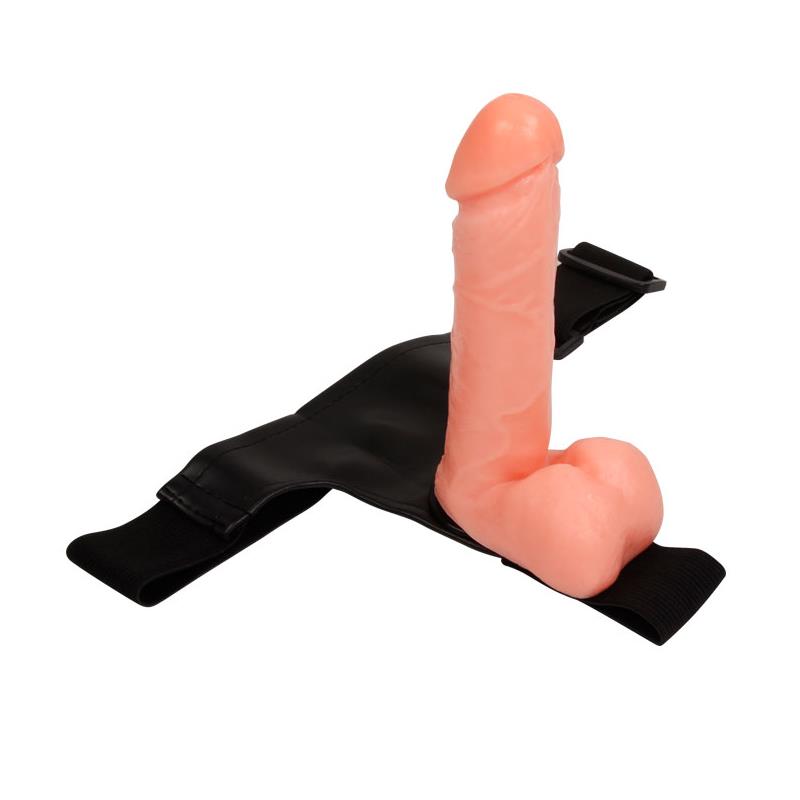 Arnés con Dildo y Testículos 17.5 cm - Imagen 2