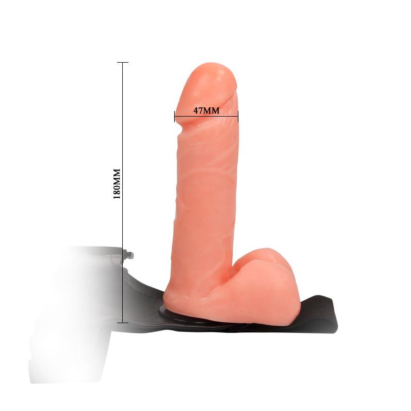 Arnés con Dildo y Testículos 17.5 cm - Imagen 5