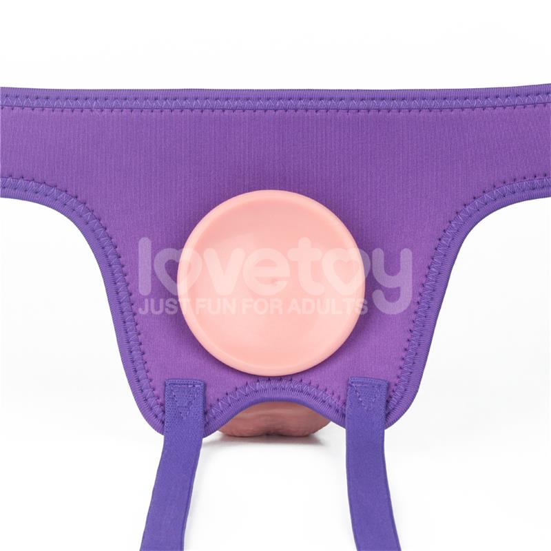 Arnés Easy Strap On Harness Polka Dots Púrpura - Imagen 14