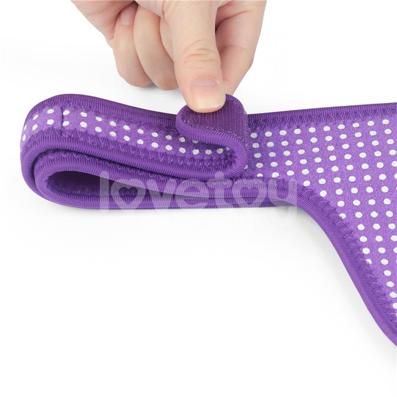 Arnés Easy Strap On Harness Polka Dots Púrpura - Imagen 5
