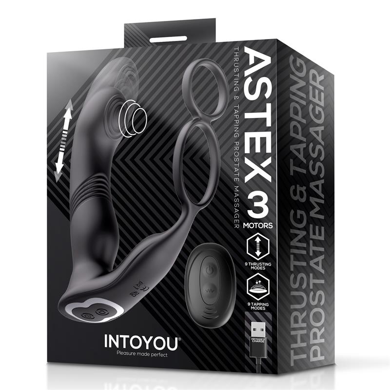 Astex Masajeador Prostático con Thrusting y Tapping - Imagen 8