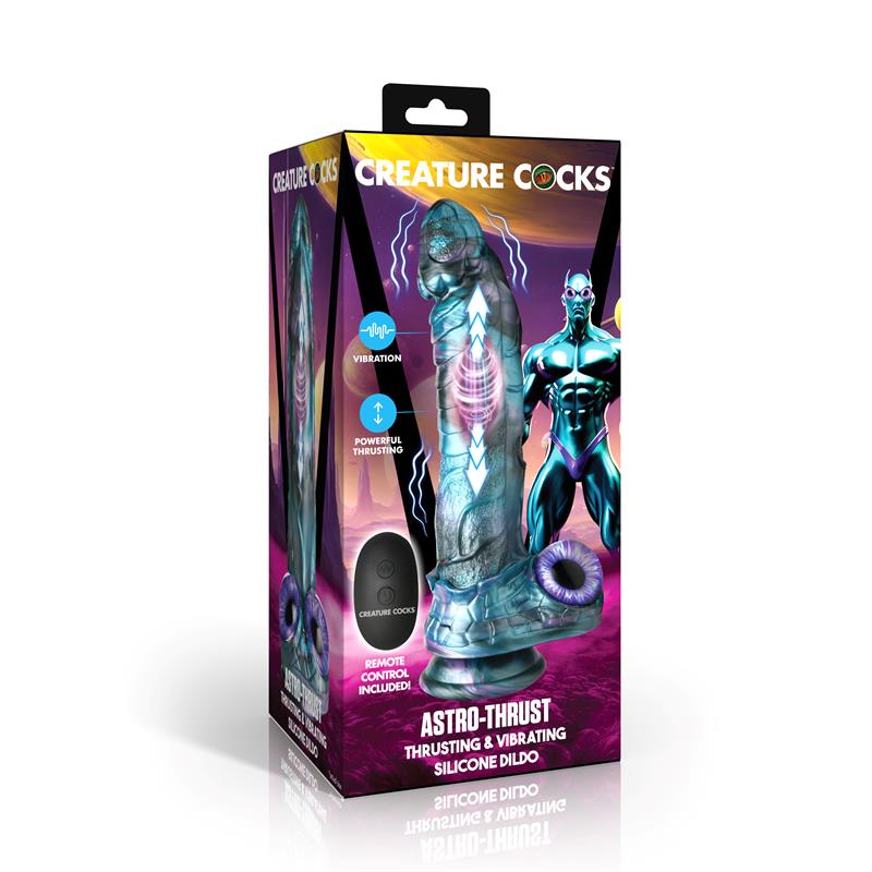 Astro-Thrust Dildo con Vibración y Thrusting - Imagen 8