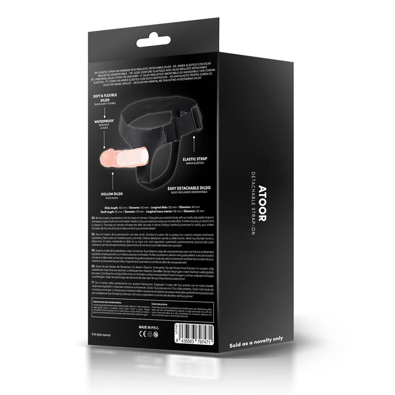 Atoor Arnés con Dildo Hueco Desmontable - Imagen 4