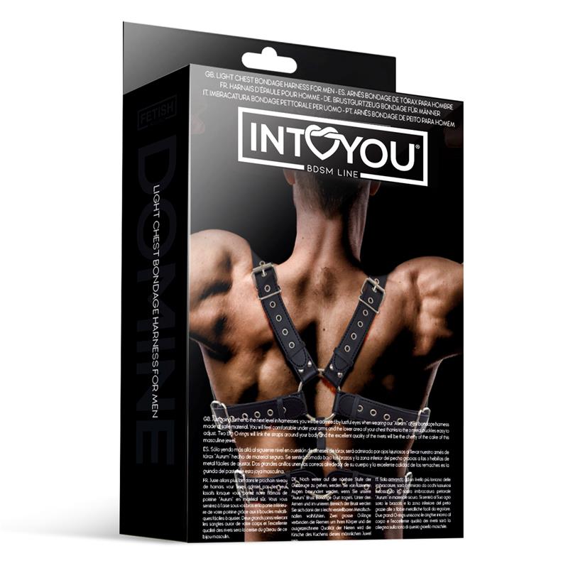 Aurum Arnés Masculino para Bondage Cuero Vegano - Imagen 5