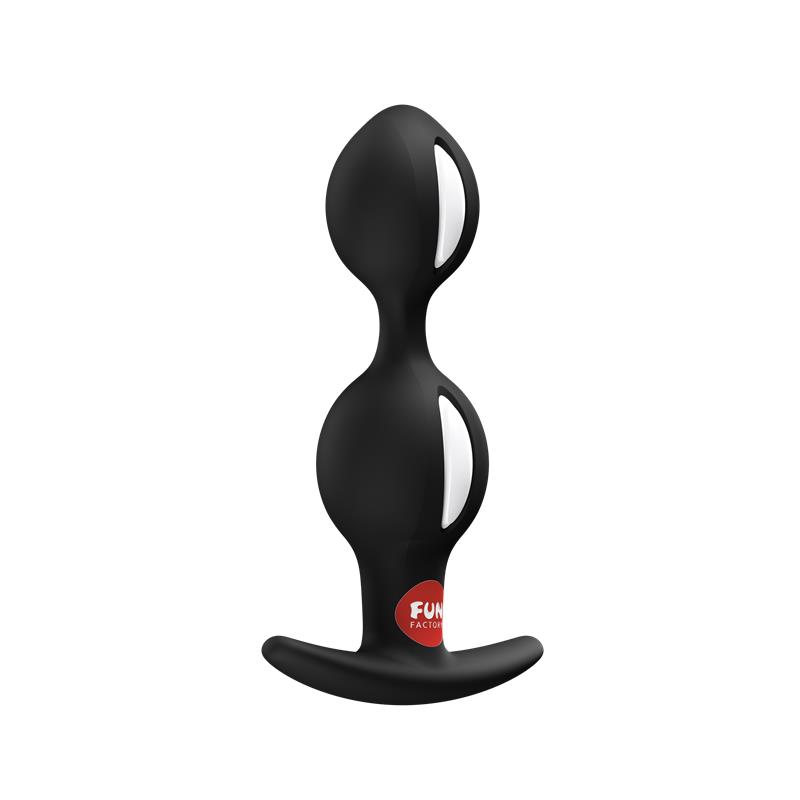 B Balls Duo Plug Anal Negro - Imagen 2