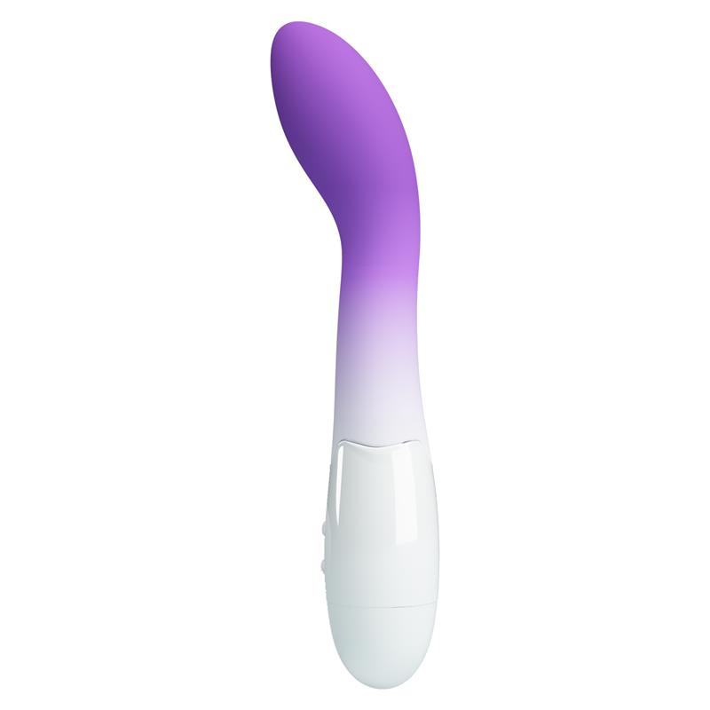 Bishop Vibrador Blanco y Púrpura - Imagen 2