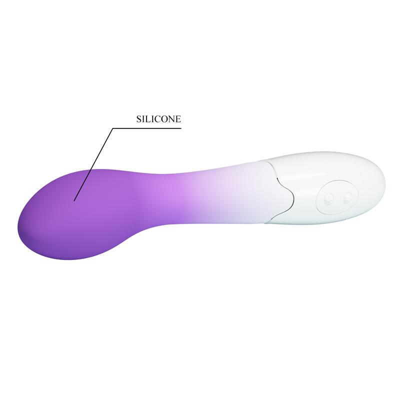 Bishop Vibrador Blanco y Púrpura - Imagen 6
