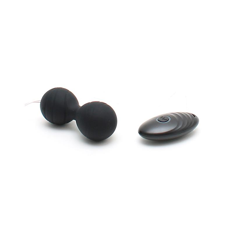 Bolas Kegel con Vibración y Control Remoto Cannes Negro - Imagen 3