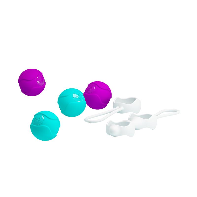Bolas Kegel Orgasmic Balls Rosa y Azul - Imagen 4