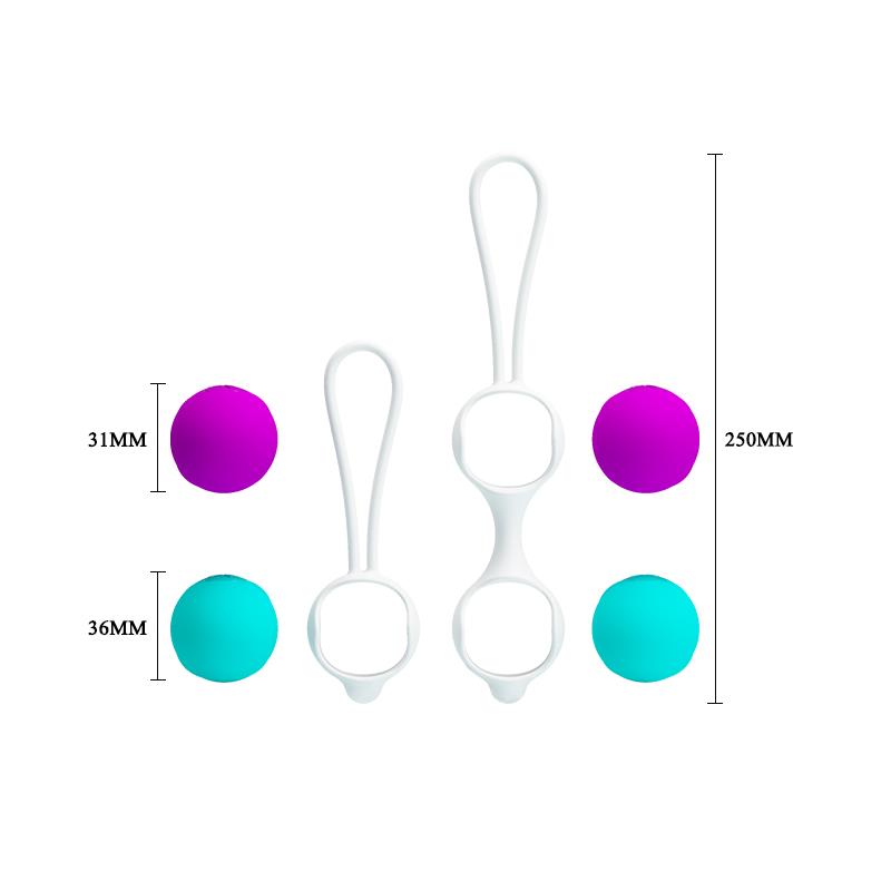 Bolas Kegel Orgasmic Balls Rosa y Azul - Imagen 5