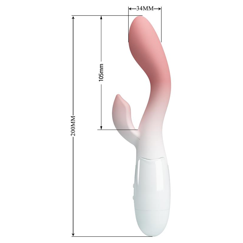 Brighty Vibrador Blanco y Rosa - Imagen 8
