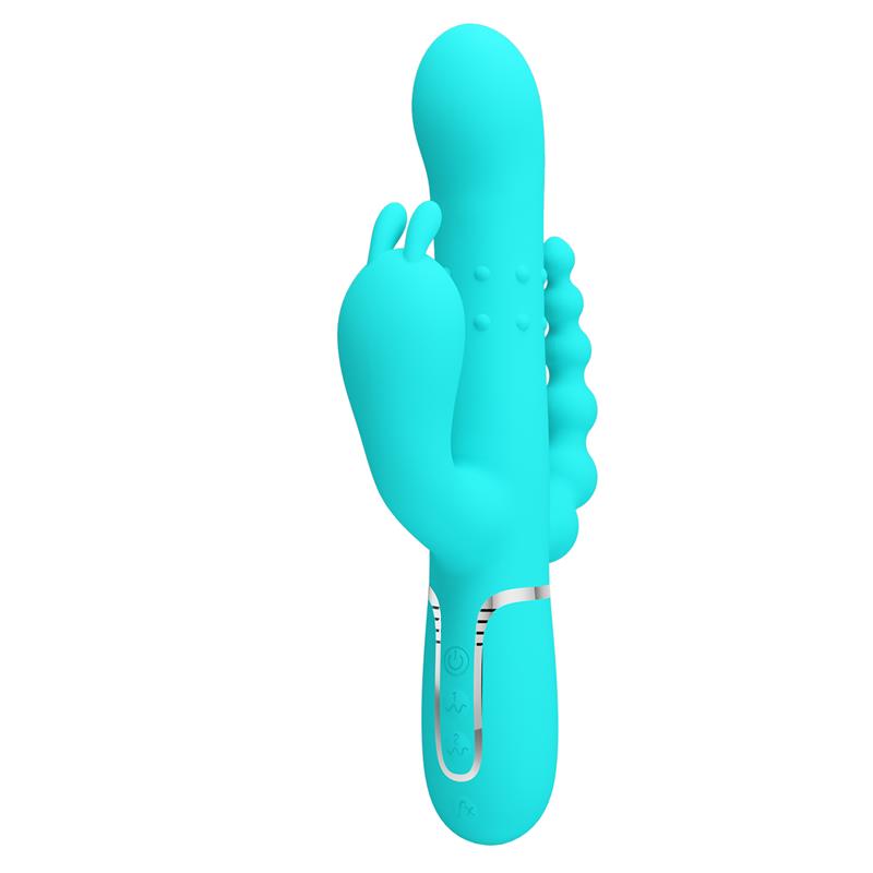 Cammy Vibrador con Bolas Rotadoras y Cadena Anal - Imagen 2