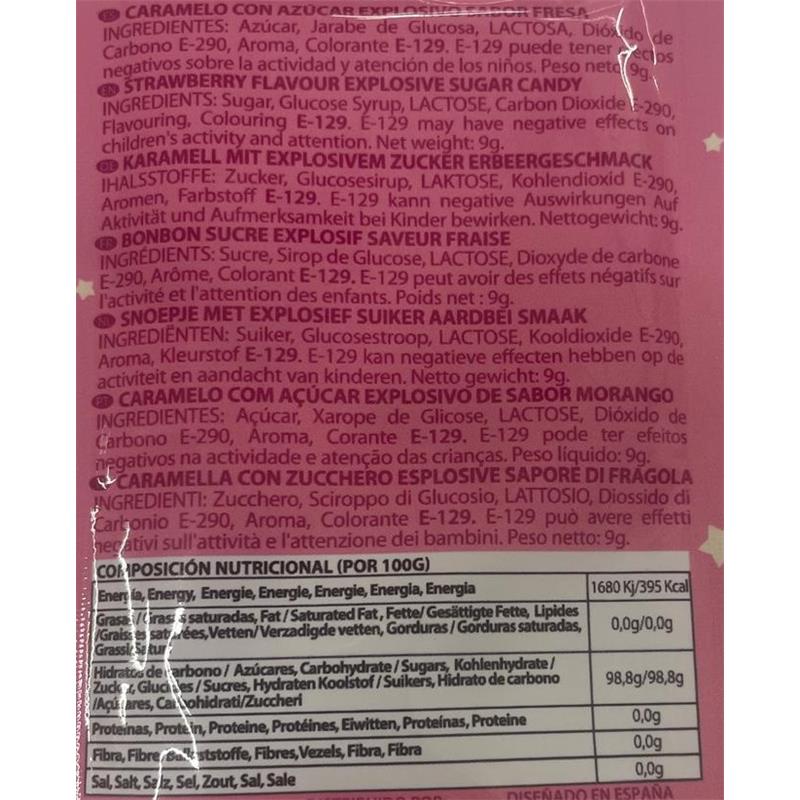 Caramelos Explosivos Sexo Oral Popping Candies Unidad Sabor Fresa - Imagen 8