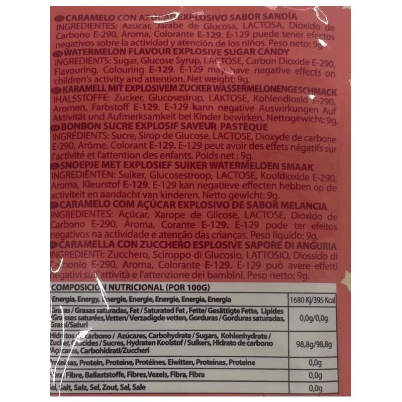 Caramelos Explosivos Sexo Oral Popping Candies Unidad Sabor Sandía - Imagen 7