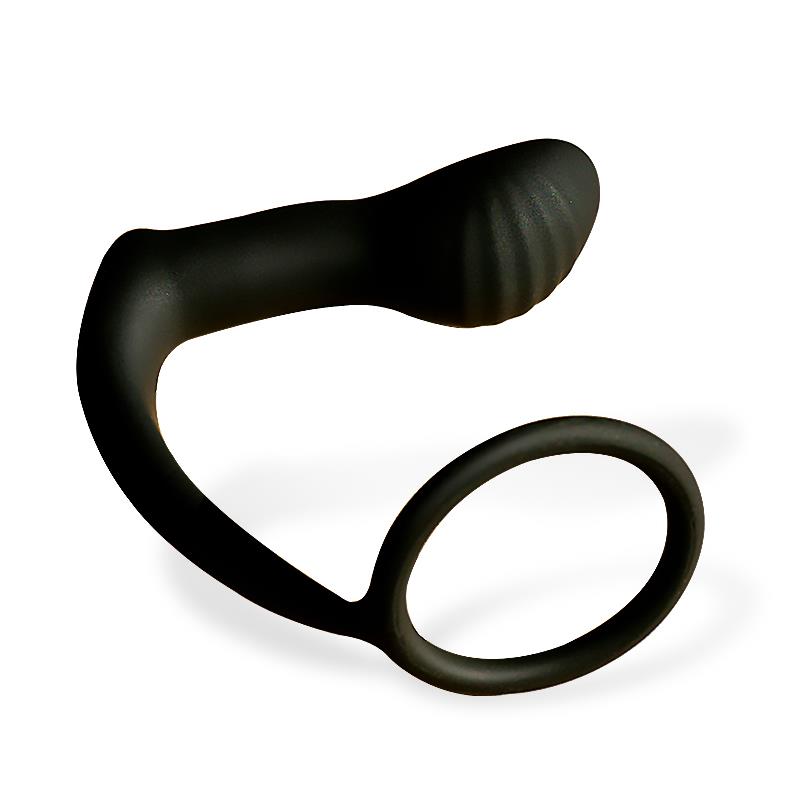 Carnelian Plug Anal con Vibración y Anillo para el Pene - Imagen 3