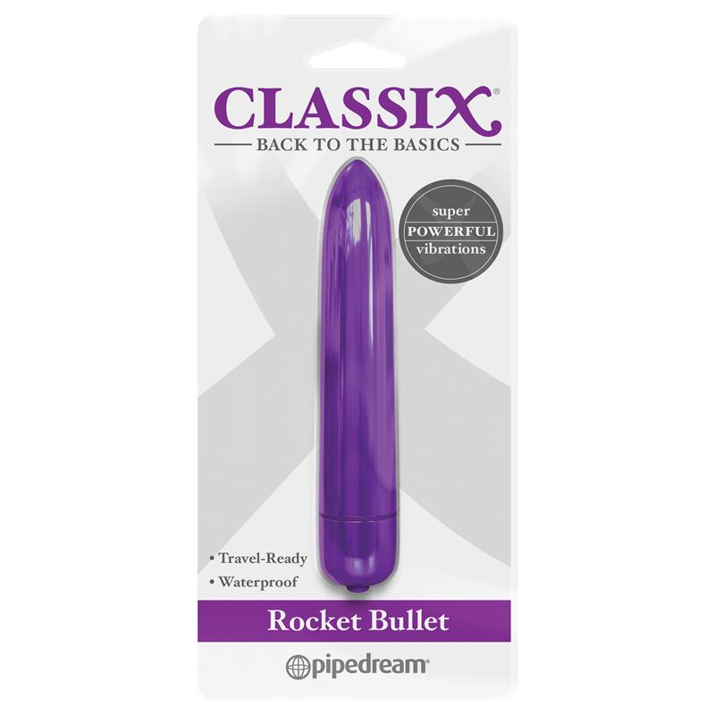 Classix Bala Vibrador Rocket Púrpura - Imagen 2