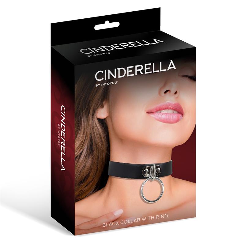 Collar con Aro Cuero Vegano Talla Única - Imagen 3