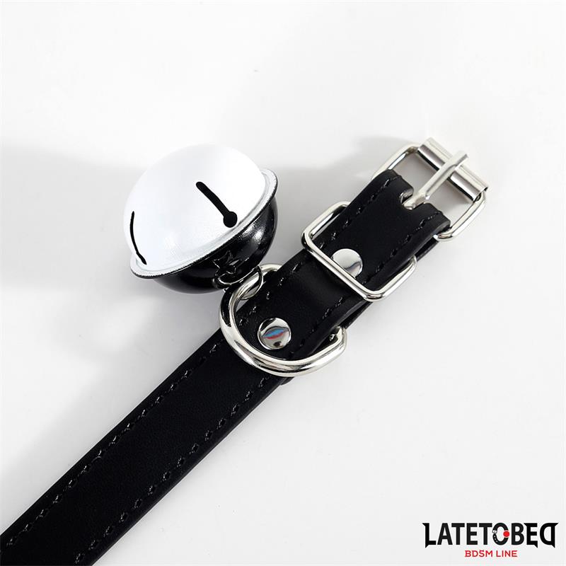 Collar con Cascabel Ajustable Negro - Imagen 4